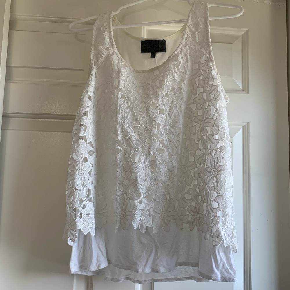 sunday in brooklyn anthropology lace tank size s